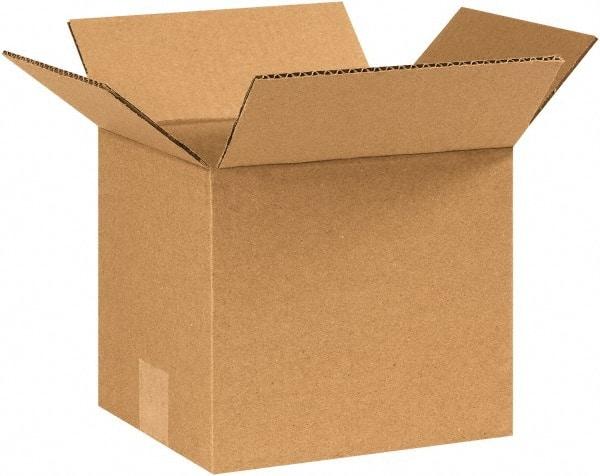 Made in USA - 7" Wide x 8" Long x 7" High Rectangle Corrugated Shipping Box - 1 Wall, Kraft (Color), 65 Lb Capacity - Americas Tooling