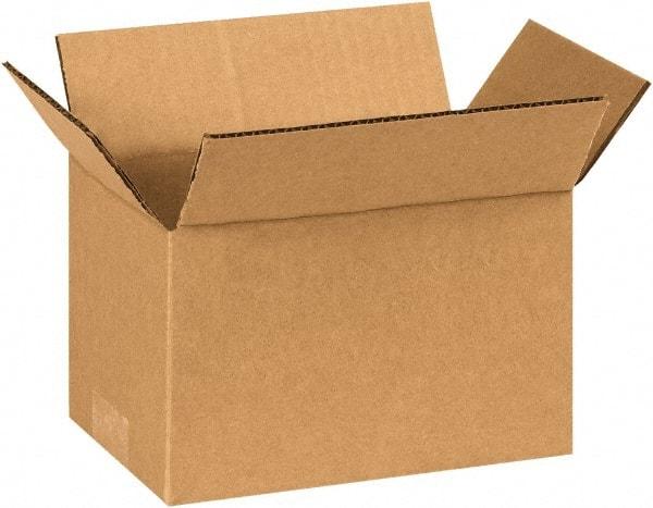 Made in USA - 5" Wide x 8" Long x 4" High Rectangle Corrugated Shipping Box - 1 Wall, Kraft (Color), 65 Lb Capacity - Americas Tooling