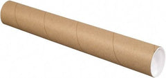 Made in USA - 3" Diam x 25" Long Round Kraft Mailing Tubes - 1 Wall, Kraft (Color) - Americas Tooling