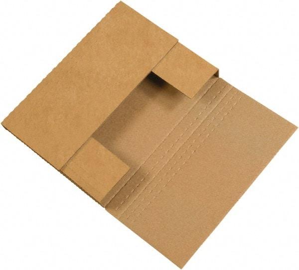 Made in USA - 9-1/8" Wide x 12-1/8" Long x 3" High Rectangle Crush Proof Mailers - 1 Wall, Kraft (Color) - Americas Tooling