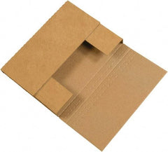 Made in USA - 6-1/2" Wide x 9-1/2" Long x 2" High Rectangle Crush Proof Mailers - 1 Wall, Kraft (Color) - Americas Tooling