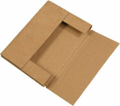 Made in USA - 9-1/8" Wide x 12-1/8" Long x 1" High Rectangle Crush Proof Mailers - 1 Wall, Kraft (Color) - Americas Tooling