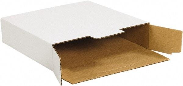 Made in USA - 9" Wide x 12-1/8" Long x 2-1/2" High Rectangle Crush Proof Mailers - 1 Wall, White - Americas Tooling