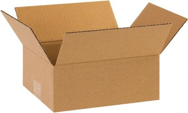 Made in USA - 4" Wide x 6" Long x 2" High Rectangle Corrugated Shipping Box - 1 Wall, Kraft (Color), 65 Lb Capacity - Americas Tooling