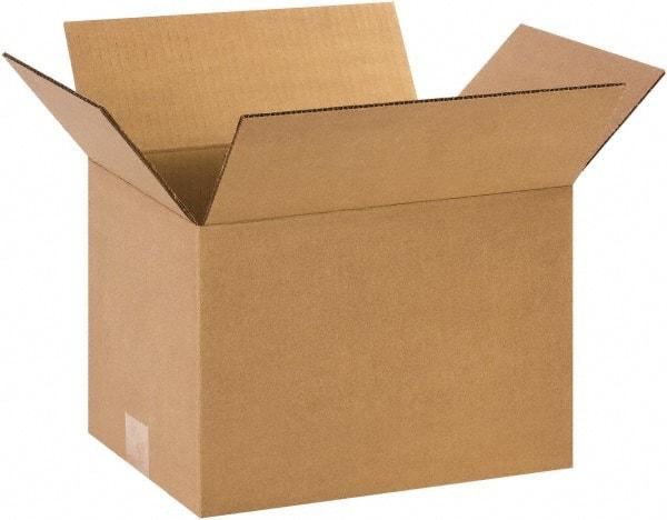 Made in USA - 9" Wide x 12" Long x 8" High Rectangle Corrugated Shipping Box - 1 Wall, Kraft (Color), 65 Lb Capacity - Americas Tooling