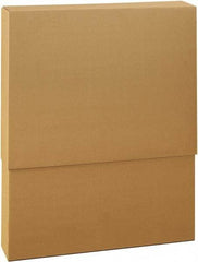 Made in USA - 6" Wide x 48" Long x 38" High Rectangle Telescoping Box - 1 Wall, Kraft (Color), 95 Lb Capacity - Americas Tooling