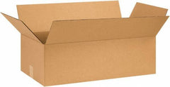 Made in USA - 13" Wide x 26" Long x 8" High Rectangle Corrugated Shipping Box - 1 Wall, Kraft (Color), 65 Lb Capacity - Americas Tooling