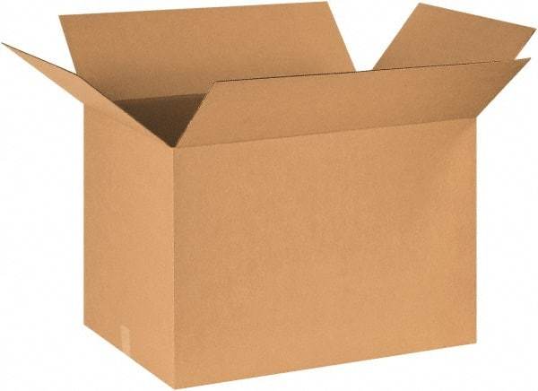 Made in USA - 20" Wide x 30" Long x 20" High Rectangle Corrugated Shipping Box - 1 Wall, Kraft (Color), 65 Lb Capacity - Americas Tooling