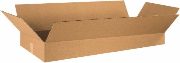 Made in USA - 16" Wide x 36" Long x 5" High Rectangle Corrugated Shipping Box - 1 Wall, Kraft (Color), 65 Lb Capacity - Americas Tooling