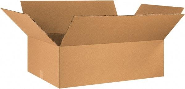 Made in USA - 18" Wide x 36" Long x 12" High Rectangle Heavy Duty Corrugated Box - 2 Walls, Kraft (Color), 100 Lb Capacity - Americas Tooling