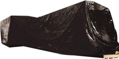 Made in USA - 100" Long x 20" Wide Polyethylene Plastic Film - Black, Case - Americas Tooling