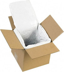 Made in USA - 6" Long x 6" Wide x 6" High x 1" Thick Box Liner - White, Case - Americas Tooling