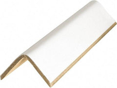 Made in USA - 30" Long x 2-1/2" Wide x 2-1/2" High Edge Guard - White, Pallet - Americas Tooling