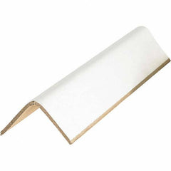 Made in USA - 30" Long x 2-1/2" Wide x 2-1/2" High Edge Guard - White, Case - Americas Tooling