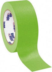 Tape Logic - 2" Wide x 60 Yd Long Green Crepe Paper Masking Tape - 4.9 mil Thick - Americas Tooling