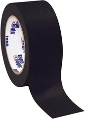 Tape Logic - 2" Wide x 60 Yd Long Black Crepe Paper Masking Tape - 4.9 mil Thick - Americas Tooling