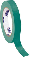 Tape Logic - 3/4" Wide x 60 Yd Long Green Crepe Paper Masking Tape - 4.9 mil Thick - Americas Tooling