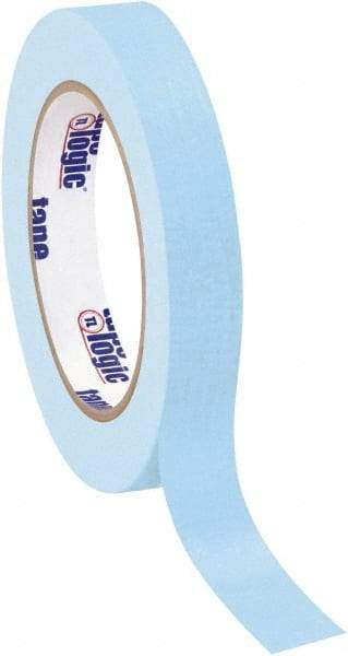 Tape Logic - 3/4" Wide x 60 Yd Long Blue Crepe Paper Masking Tape - 4.9 mil Thick - Americas Tooling