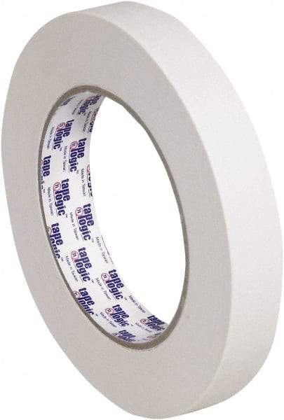 Tape Logic - 3/4" Wide x 60 Yd Long Tan Crepe Paper Masking Tape - 6.1 mil Thick - Americas Tooling