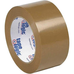 Tape Logic - 2" x 110 Yd Tan Rubber Adhesive Packaging Tape - Polypropylene Film Backing, 1.9 mil Thick, 22 Lb Tensile Strength - Americas Tooling