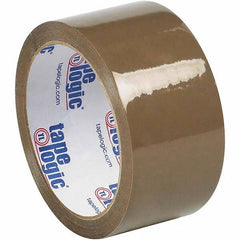 Tape Logic - 2" x 55 Yd Tan Rubber Adhesive Packaging Tape - Polypropylene Film Backing, 1.9 mil Thick, 22 Lb Tensile Strength - Americas Tooling