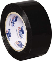 Tape Logic - 2" x 110 Yd Black Acrylic Adhesive Packaging Tape - Polypropylene Film Backing, 2.2 mil Thick, 21.4 Lb Tensile Strength - Americas Tooling