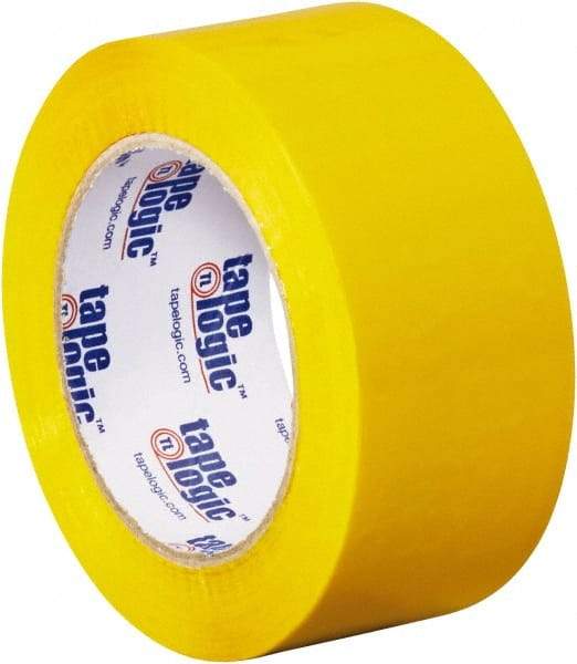 Tape Logic - 2" x 110 Yd Yellow Acrylic Adhesive Packaging Tape - Polypropylene Film Backing, 2.2 mil Thick, 21.4 Lb Tensile Strength - Americas Tooling