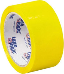 Tape Logic - 2" x 55 Yd Yellow Acrylic Adhesive Packaging Tape - Polypropylene Film Backing, 2.2 mil Thick, 21.4 Lb Tensile Strength - Americas Tooling