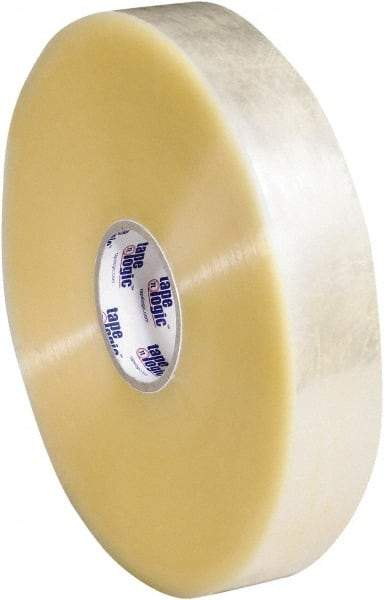 Tape Logic - 2" x 1,000 Yd Clear Hot Melt Adhesive Packaging Tape - Polypropylene Film Backing, 2.5 mil Thick, 36 Lb Tensile Strength - Americas Tooling