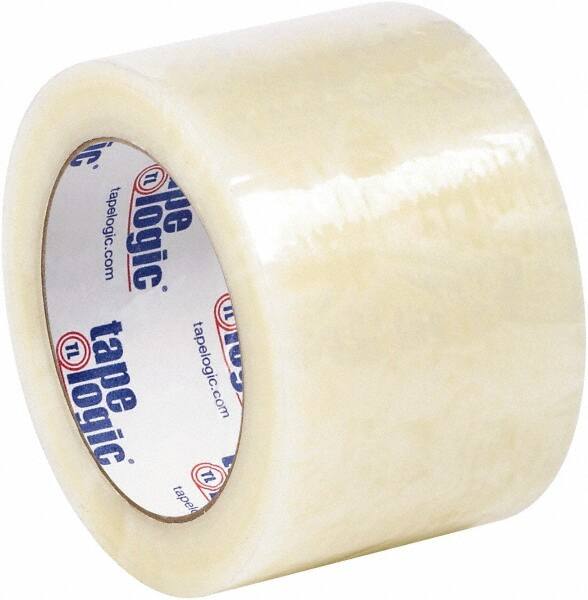 Tape Logic - 3" x 110 Yd Clear Hot Melt Adhesive Packaging Tape - Polypropylene Film Backing, 1.7 mil Thick - Americas Tooling