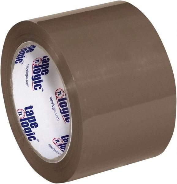 Tape Logic - 3" x 110 Yd Tan Hot Melt Adhesive Packaging Tape - Polypropylene Film Backing, 1.6 mil Thick, 26 Lb Tensile Strength - Americas Tooling