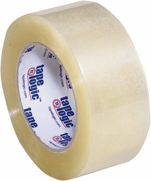 Tape Logic - 2" x 110 Yd Clear Acrylic Adhesive Packaging Tape - Polypropylene Film Backing, 2.6 mil Thick, 24.7 Lb Tensile Strength - Americas Tooling