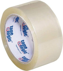 Tape Logic - 2" x 55 Yd Clear Acrylic Adhesive Packaging Tape - Polypropylene Film Backing, 2.6 mil Thick, 24.7 Lb Tensile Strength - Americas Tooling