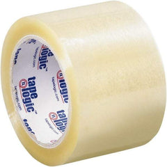 Tape Logic - 3" x 110 Yd Clear Acrylic Adhesive Packaging Tape - Polypropylene Film Backing, 1.6 mil Thick - Americas Tooling