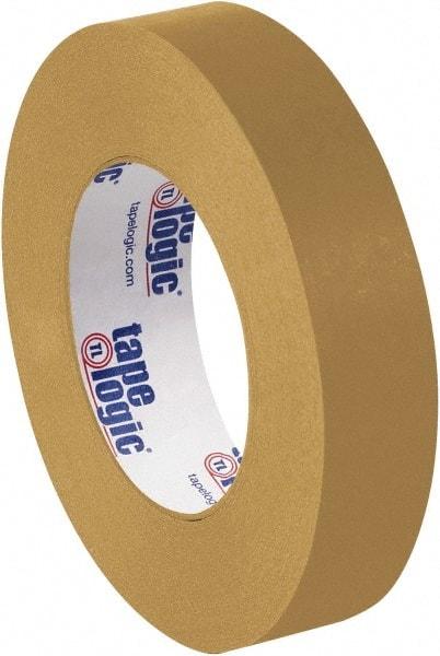 Tape Logic - 1" x 60 Yd Brown Rubber Adhesive Packaging Tape - Paper Backing, 7 mil Thick - Americas Tooling