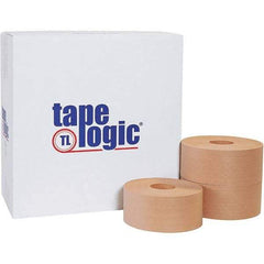 Tape Logic - 70mm x 375' Kraft Water Activated Adhesive Packaging Tape - Paper Backing, 5 mil Thick - Americas Tooling