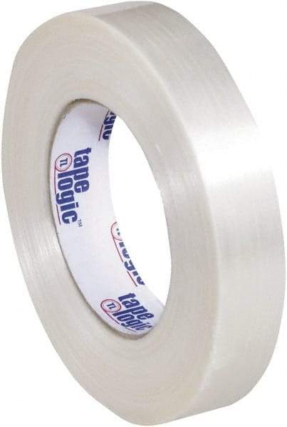 Tape Logic - 1" x 60 Yd Clear Hot Melt Adhesive Strapping Tape - Polypropylene Film Backing, 5.9 mil Thick, 320 Lb Tensile Strength - Americas Tooling