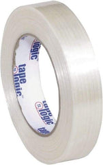 Tape Logic - 1" x 60 Yd Clear Hot Melt Adhesive Strapping Tape - Polypropylene Film Backing, 5.1 mil Thick, 275 Lb Tensile Strength - Americas Tooling