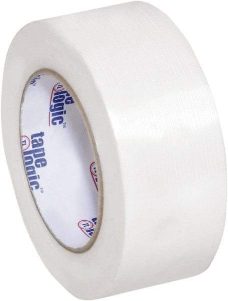 Tape Logic - 2" x 60 Yd Clear Hot Melt Adhesive Strapping Tape - Polypropylene Film Backing, 4.3 mil Thick, 156 Lb Tensile Strength - Americas Tooling