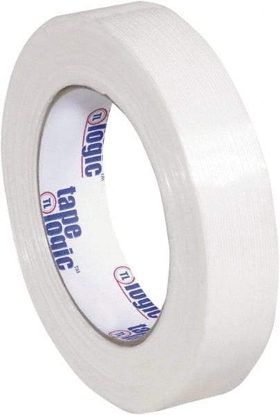 Tape Logic - 1" x 60 Yd Clear Hot Melt Adhesive Strapping Tape - Polypropylene Film Backing, 4.3 mil Thick, 156 Lb Tensile Strength - Americas Tooling