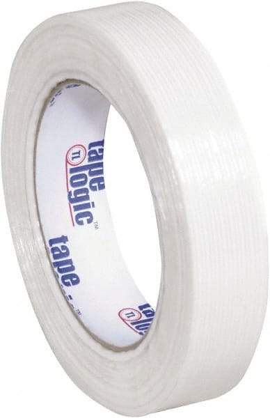 Tape Logic - 1" x 60 Yd Clear Hot Melt Adhesive Strapping Tape - Polypropylene Film Backing, 3.9 mil Thick, 100 Lb Tensile Strength - Americas Tooling