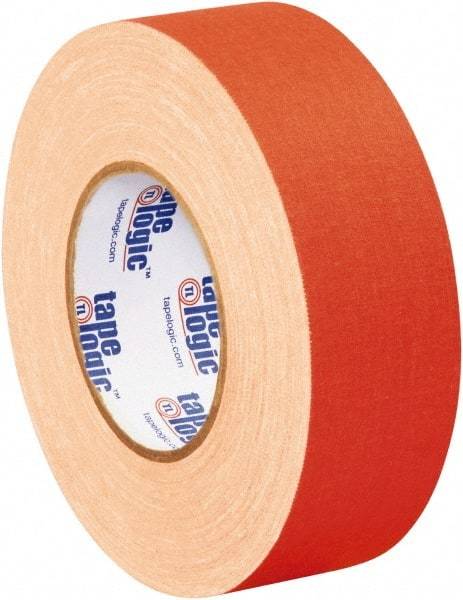 Tape Logic - 2" x 50 Yds Fluorescent Orange Gaffers Tape - 11 mil, Rubber Adhesive - Americas Tooling