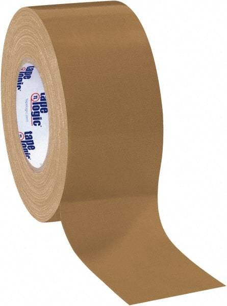 Tape Logic - 3" x 60 Yds Brown Duct Tape - 10 mil, Rubber Adhesive - Americas Tooling