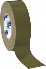 Tape Logic - 2" x 60 Yds Olive Green Duct Tape - 10 mil, Rubber Adhesive - Americas Tooling