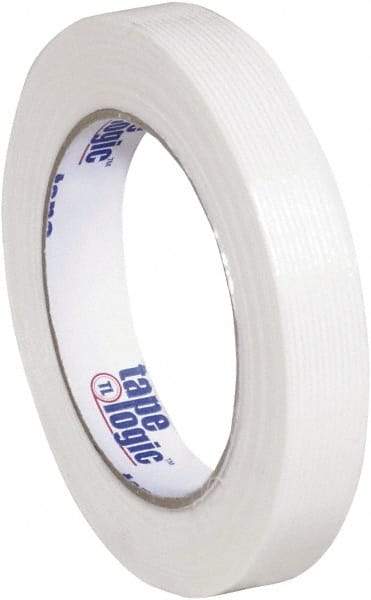 Tape Logic - 3/4" x 60 Yd Clear Hot Melt Adhesive Strapping Tape - Polypropylene Film Backing, 3.9 mil Thick, 100 Lb Tensile Strength - Americas Tooling