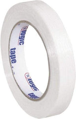 Tape Logic - 3/4" x 60 Yd Clear Hot Melt Adhesive Strapping Tape - Polypropylene Film Backing, 4.3 mil Thick, 156 Lb Tensile Strength - Americas Tooling