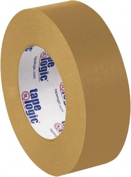 Tape Logic - 1-1/2" x 60 Yd Brown Rubber Adhesive Packaging Tape - Paper Backing, 7 mil Thick - Americas Tooling