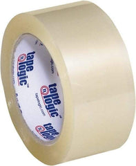 Tape Logic - 2" x 110 Yd Clear Acrylic Adhesive Packaging Tape - Polypropylene Film Backing, 1.8 mil Thick, 18 Lb Tensile Strength - Americas Tooling