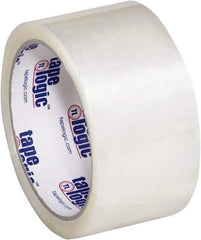 Tape Logic - 2" x 55 Yd Clear Hot Melt Adhesive Packaging Tape - Polypropylene Film Backing, 1.6 mil Thick, 26 Lb Tensile Strength - Americas Tooling