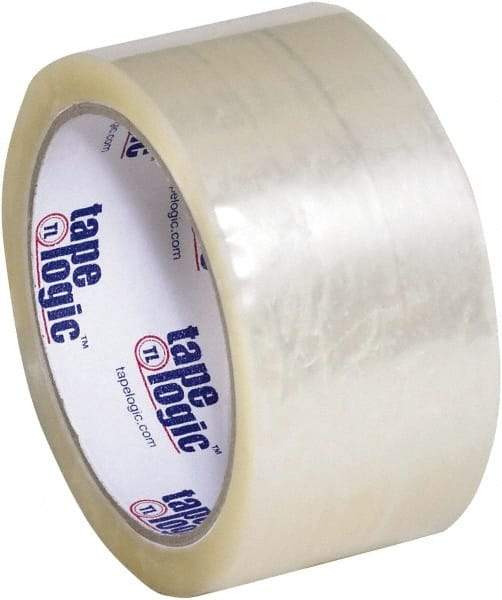 Tape Logic - 2" x 55 Yd Clear Hot Melt Adhesive Packaging Tape - Polypropylene Film Backing, 1.9 mil Thick, 22 Lb Tensile Strength - Americas Tooling